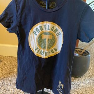 Mitchell & Ness Blue Portland Timbers Tee